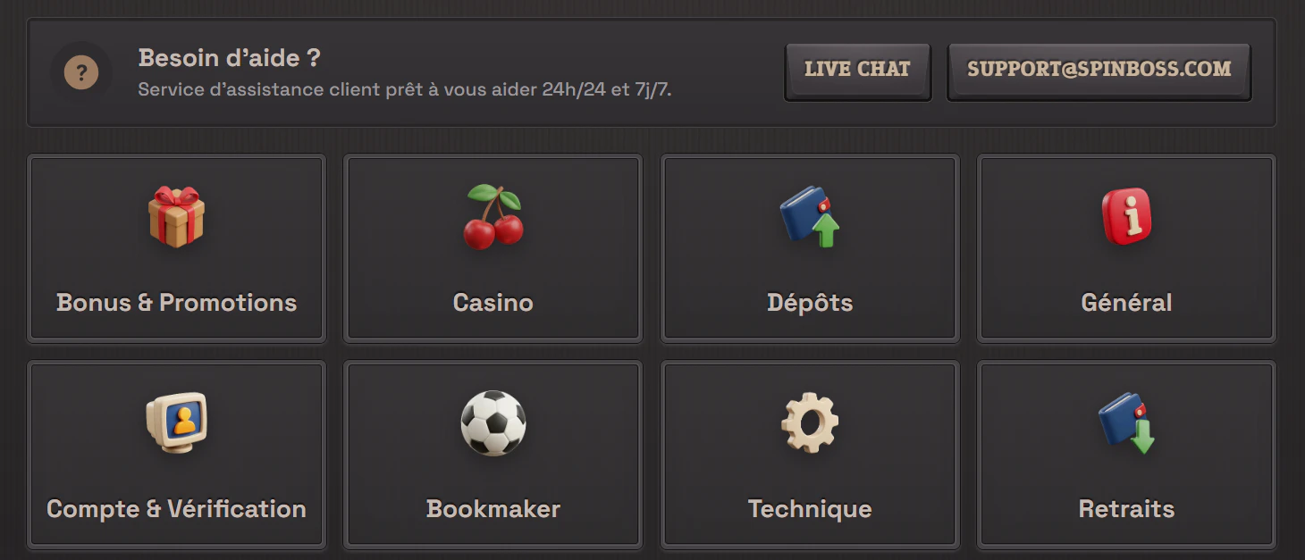 Assistance client : canaux et disponibilité
