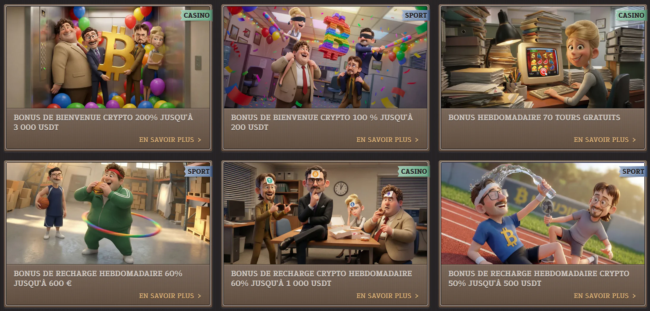 Promotions actives : recharges, cashback et tours gratuits